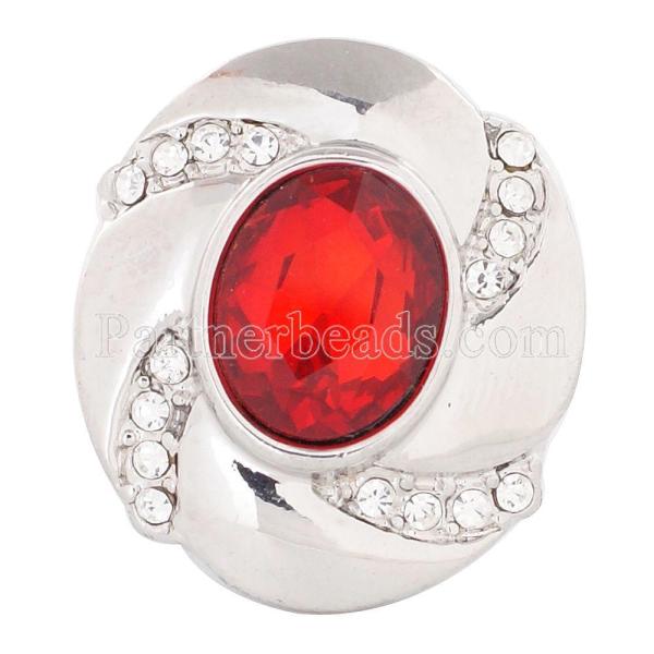 20MM snap Jul. birthstone red KC5077 interchangable snaps jewelry