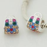 Newest design S925 beads with STELLUX Austrian crystal crystals