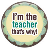 20MM I am teacher Painted enamel metal snaps C5091 print snaps jewelry