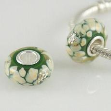 partner S925 murano lampwork glass beads