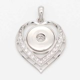 love snap sliver Pendant with  fit 20MM snaps style jewelry KC0435