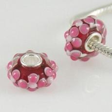 partner S925 murano lampwork glass beads