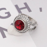 12MM snap Jan. birthstone deep red KS7031-S interchangable snaps jewelry