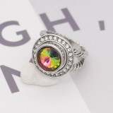 12MM snap With colorful rhinestones KS7043-S interchangable snaps jewelry