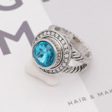 12MM snap Mar. birthstone light blue KS7033-S interchangable snaps jewelry