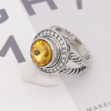 12MM snap Nov. birthstone yellow KS7041-S interchangable snaps jewelry