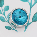 12MM snap Mar. birthstone light blue KS7033-S interchangable snaps jewelry