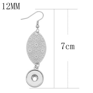 snap Earrings fit 12MM snaps style jewelry KS1282-S