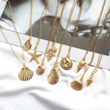 Shell Ocean-style gold metal TA3110 46CM new type Necklace fashion Jewelry