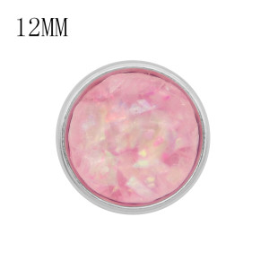 12MM snap charms charms With Pink shell KS9720-S interchangable snaps jewelry