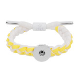 1 buttons Yellow Rope  KC0510  new type Bracelet fit 20mm snaps chunks