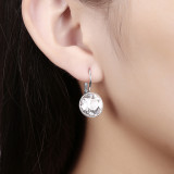 Crystal Environmental Alloy Silver-plated  Fashion Gift for Female Delicate Earrings