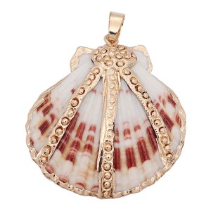 Pendant of necklace without chain with shell  fashion style jewelry