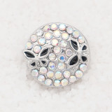 12MM design Butterfly metal snap with Colorful rhinestone KS7087-S charms snaps jewelry