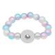 colorful beads kids junior style  bracelets Fit 18/20mm snaps chunks CH3022