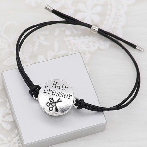 1 buttons  snap sliver adjustable Leather bracelet fit snaps jewelry KC0518