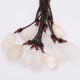 Natural Stone Necklace 10pcs/lot with 65cm Leather Chain