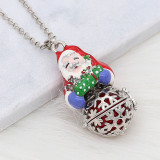 Christmas Necklace Angel Caller ring ball cage pendant  fit 16mm balls X'mas gifts