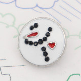 12MM Christmas metal snap with enamel KS7092-S charms snaps jewelry