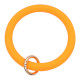 orange Silica gel Big ring bangle Key Ring Key Chain bracelet