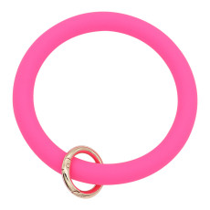 rose Silica gel Big ring bangle Key Ring Key Chain bracelet