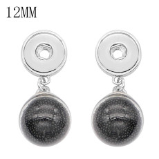 snap Earrings fit 12MM snaps style jewelry KS1296-S