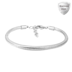 17cm-20cm Charm Bracelet Stainless Steel extendable bracelets 