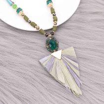 Fashionable 80cm long Tassel Necklace hand beaded fringed Jewelry Necklace