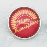 Thanksgiving Day snaps art glass print chunks red orange