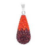 Drops water pendant  with High quality  STELLUX Austrian crystal