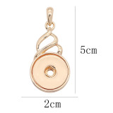 snap Fashion gold pendant fit 20MM snaps style jewelry KC0480