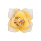 12MM snap gold Plated  Flowers with Orange rhinestones enamel KS7151-S snaps jewerly