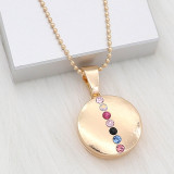 snap Fashion gold Necklace with pendant fit 20MM snaps style jewelry KC1321