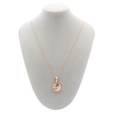 snap Fashion gold Necklace with pendant fit 20MM snaps style jewelry KC1321
