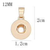 snap Fashion gold Pendant with pendant fit 12MM snaps style jewelry KS0380-S