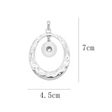 snap sliver Pendant fit 20MM snaps style jewelry KC0482