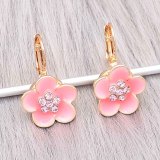 12MM snap Gold Plated Earrings charms KS1304-S snaps jewerly