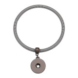 1 buttons With  snap Gun black  bracelet fit snaps jewelry KC0560