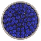 18mm Sugar snaps Alloy with blue rhinestones KB2301 snaps jewelry