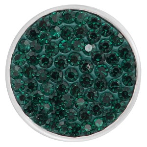 20mm snaps green  Rhinestones Chunks Poppers With High Quality Bottom
