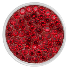 20mm snaps red Rhinestones Chunks Poppers With High Quality Bottom