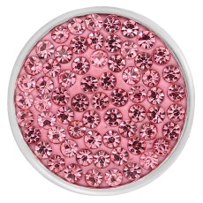 20mm snaps pink Rhinestones Chunks Poppers With High Quality Bottom