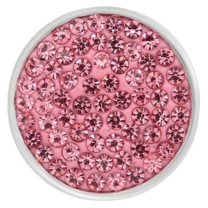 20mm snaps pink Rhinestones Chunks Poppers With High Quality Bottom