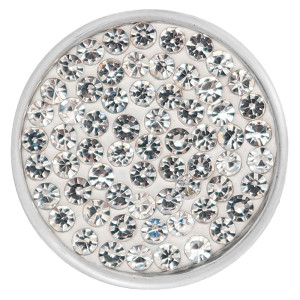 20mm snaps white Rhinestones Chunks Poppers With High Quality Bottom
