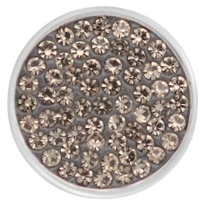 20mm snaps gray Rhinestones Chunks Poppers With High Quality Bottom