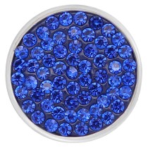 20mm snaps blue Rhinestones Chunks Poppers With High Quality Bottom