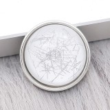 20MM design snap Silver Plated silver Thread KC2219