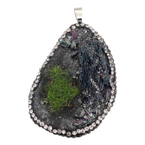 Natural Secret Garden stone Pendant of necklace