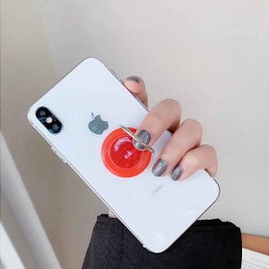 Swappable Grip fit jewelry for Phones & Tablets like popsockets popgrip Red TA6029