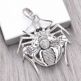 snap sliver Pendant with Rhinestone fit 20MM snaps style jewelry KC0496